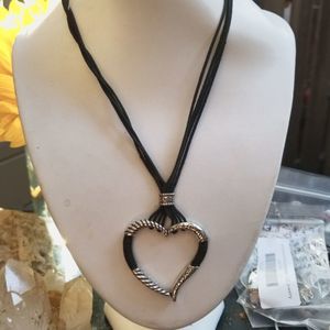 COPY - Brighton Corded Heart Necklace